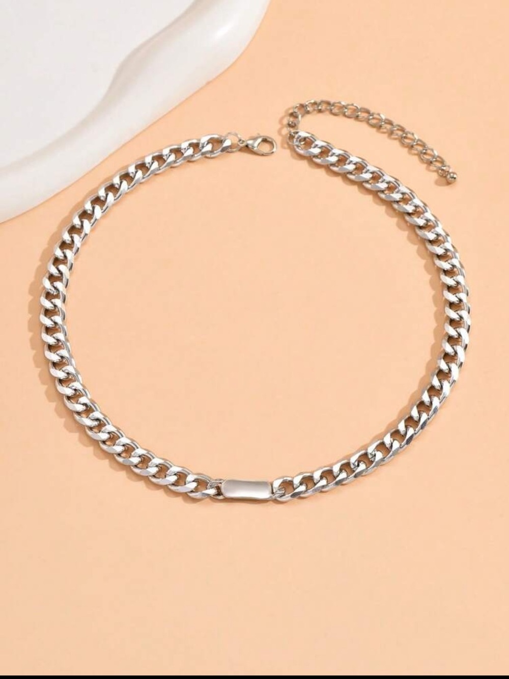 Silver necklace - Picture 2 of 2